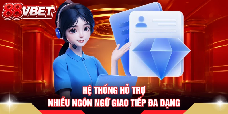 Hệ thống hỗ trợ nhiều ngôn ngữ giao tiếp đa dạng